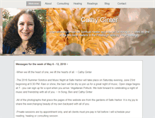 Tablet Screenshot of cathyginter.com